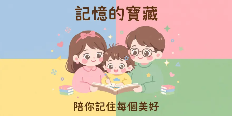 兒童背書與大腦發展關係圖，解釋記憶力如何幫大腦鋪設神經高速公路，提升專注力與學習效率